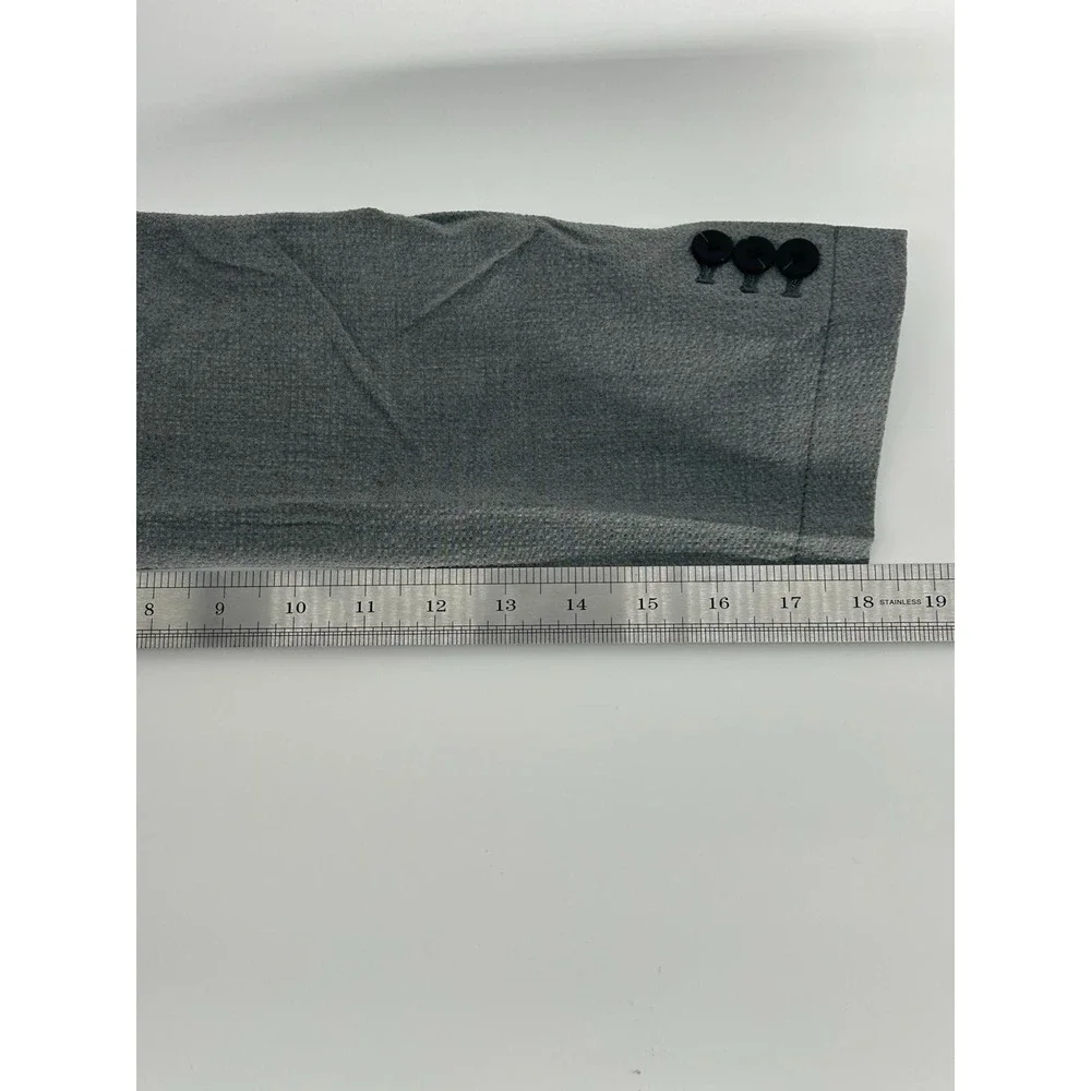 ONS‎ Clothing Blazer O.N.S Men's Gray Unstructured Stretch Size Medium MSRP $268